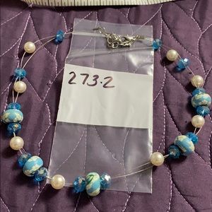 Blue necklace